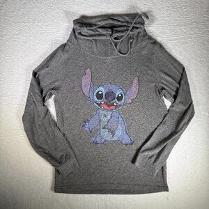 Disney Lilo & Stitch Cowlneck‎ Long-Sleeve Girls Top by Hot Topic Large